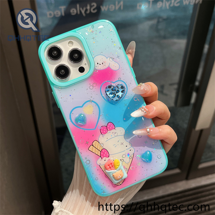 rendering color bear phone 2 in 1 case