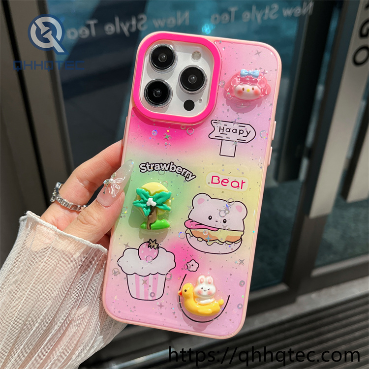 rendering color bear phone 2 in 1 case