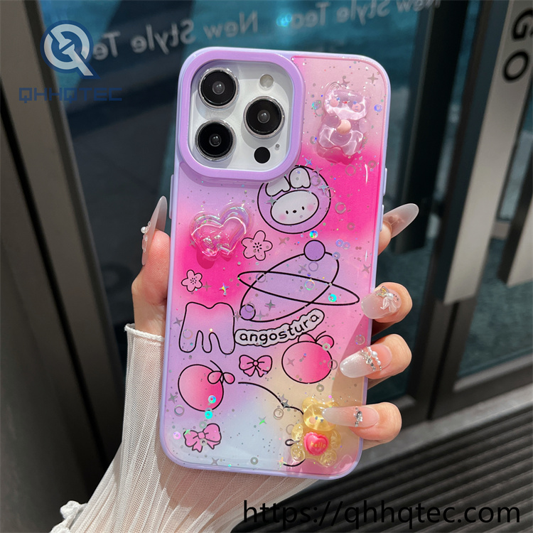rendering color bear phone 2 in 1 case