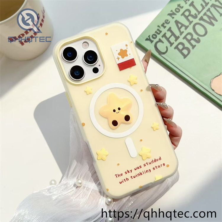 cute animal cartoon 2 in 1 magsafe case