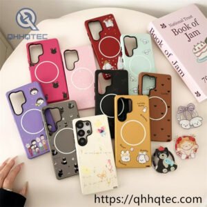 candy color magsafe case with animal bracket (复制)