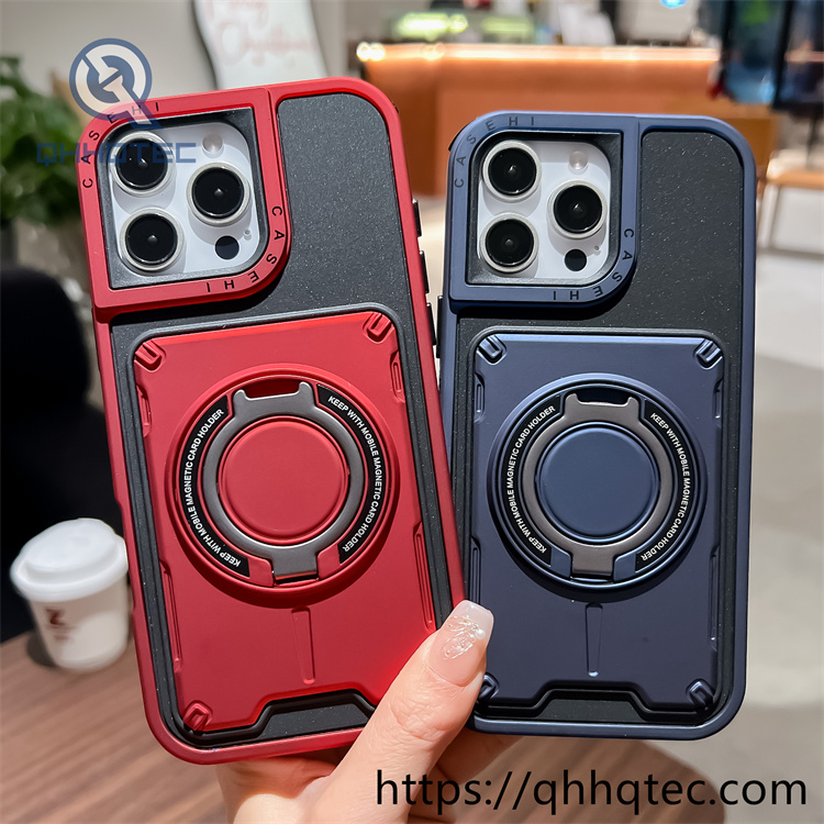 tank 360° rotating magnetic non slip mobile phone case