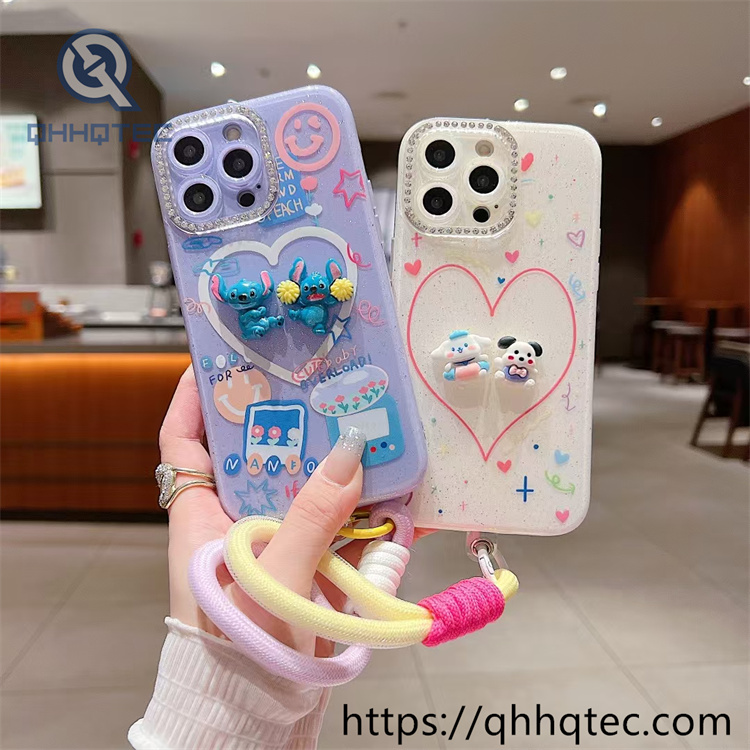 aimi painted doll with bracelet phone case