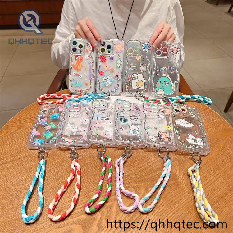 line wrap colorful paintings diamond 360 case