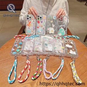 line wrap colorful paintings diamond 360 case