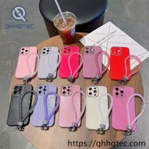 striped plaid design 2 in 1 360 glitter case (复制)