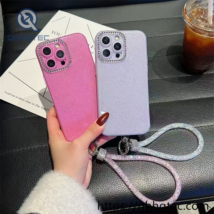 striped plaid design 2 in 1 360 glitter case (复制)