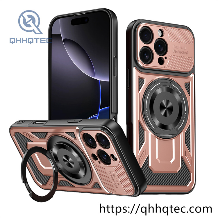 armor design round invisible bracket case