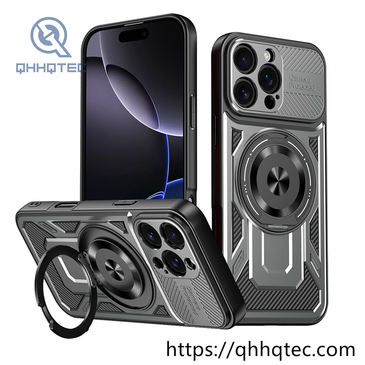 armor design round invisible bracket case