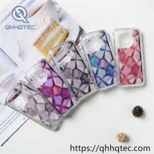 fragments grids design 3 in 1 phone case