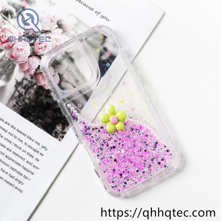 colorful rose patterns 3 in 1 glitter case (复制)