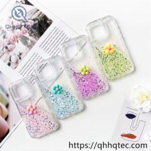 colorful rose patterns 3 in 1 glitter case (复制)