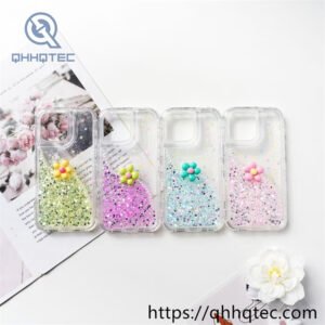 colorful rose patterns 3 in 1 glitter case (复制)