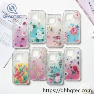 texture various flowers gradient 3 in 1 case