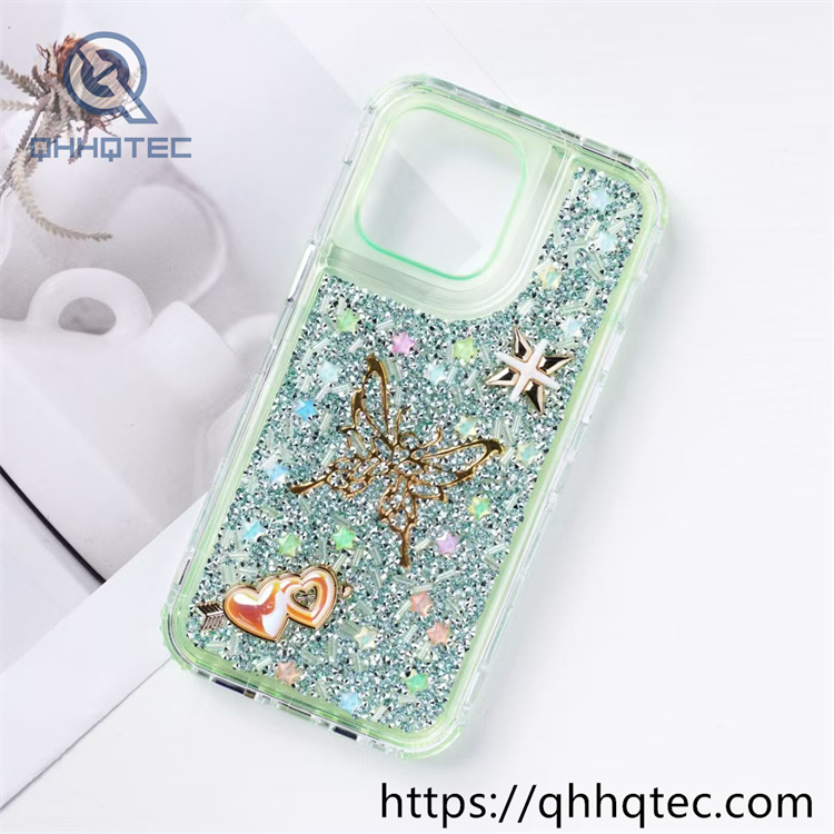 lace bow tie transparent 3 in 1 case (复制)