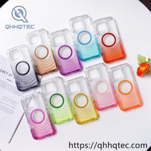 wave texture 3 in 1 gradient color pop case (复制)