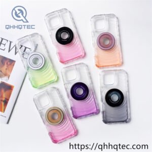 wave texture 3 in 1 gradient color pop case