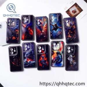 transparent frame wave texture 3 in 1 case (复制)