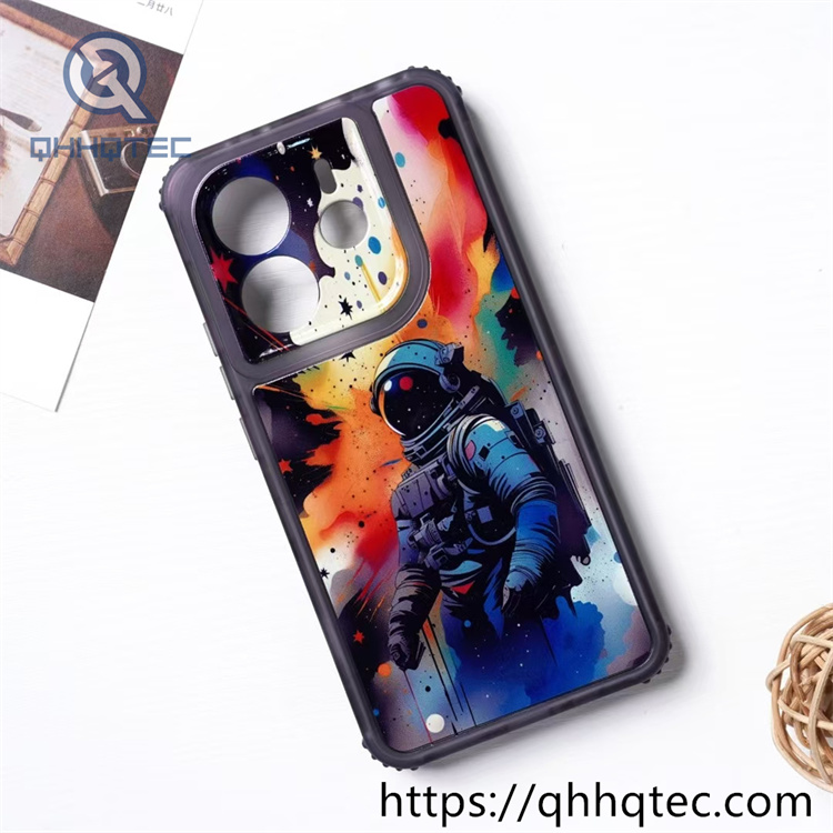 transparent frame wave texture 3 in 1 case (复制)