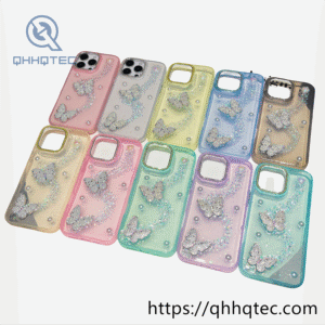 pearl butterfly exquisite dripping case