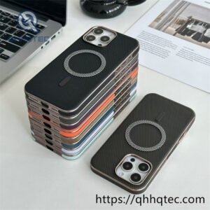 leather fabric electroplating magnetic case