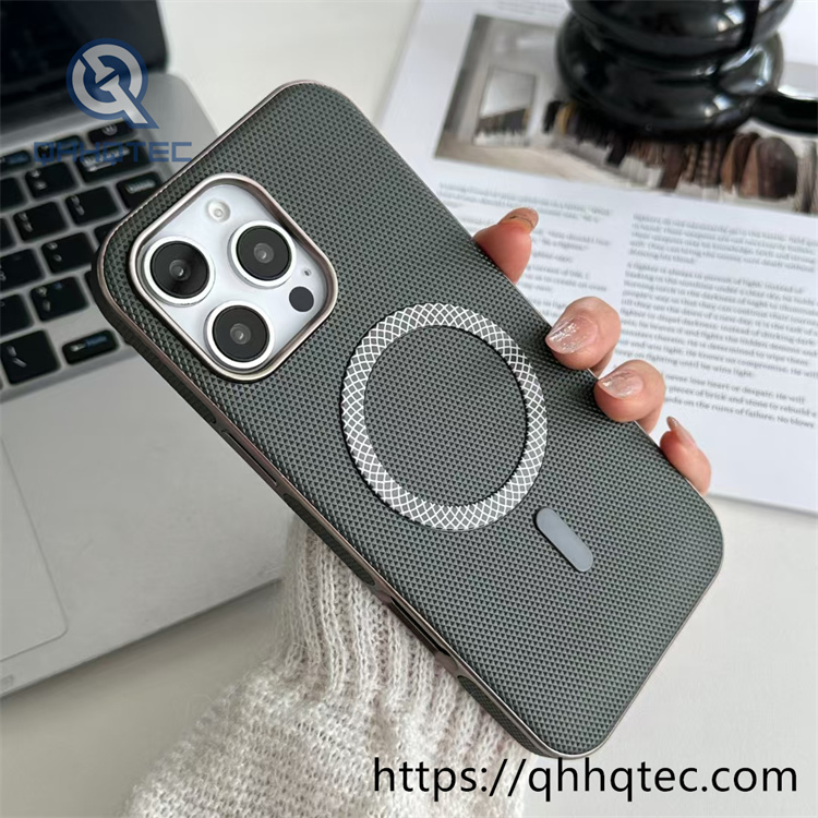 leather fabric electroplating magnetic case