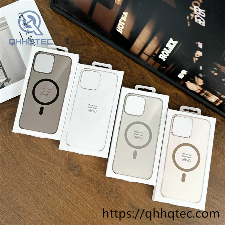 clear case transparent magnetic with package