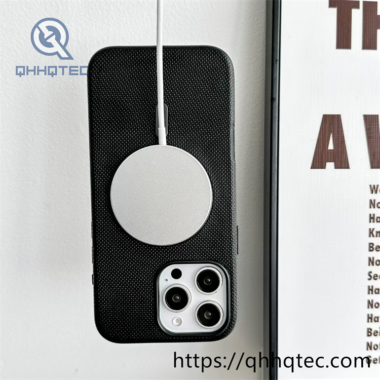 carlotta pattern metal magnetic ring phone case