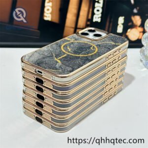 dreamy starry sky gold magnetic phone case