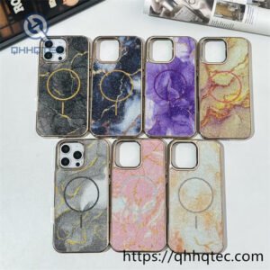 dreamy starry sky gold magnetic phone case