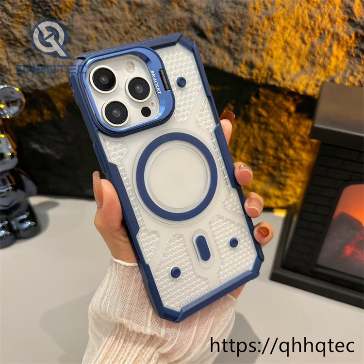 mechanical style magnetic case with len bracket