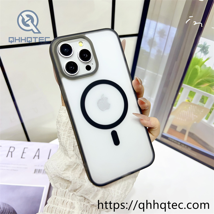 high transparent magnetic case with len bracket (复制)