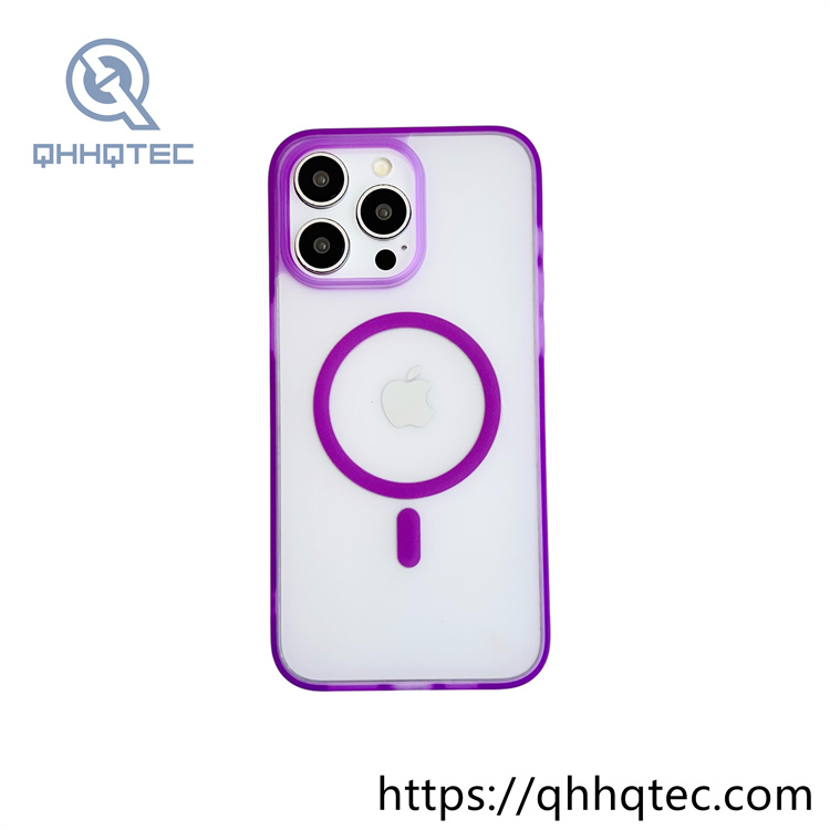 high transparent magnetic case with len bracket (复制)