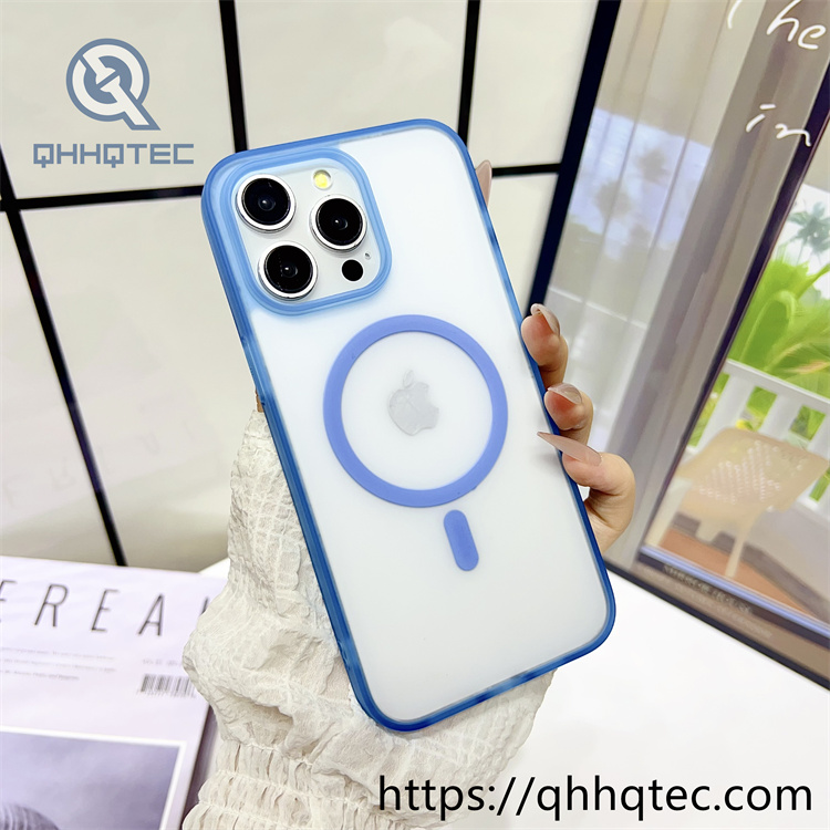 high transparent magnetic case with len bracket (复制)