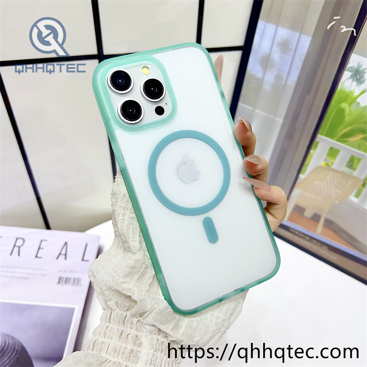 high transparent magnetic case with len bracket (复制)