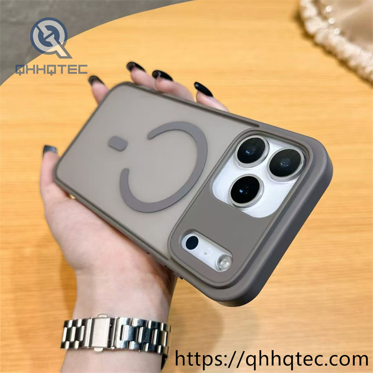 skin texture embedded circular ring bracket case (复制)