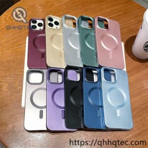 cd texture metallic paint magnetic phone case