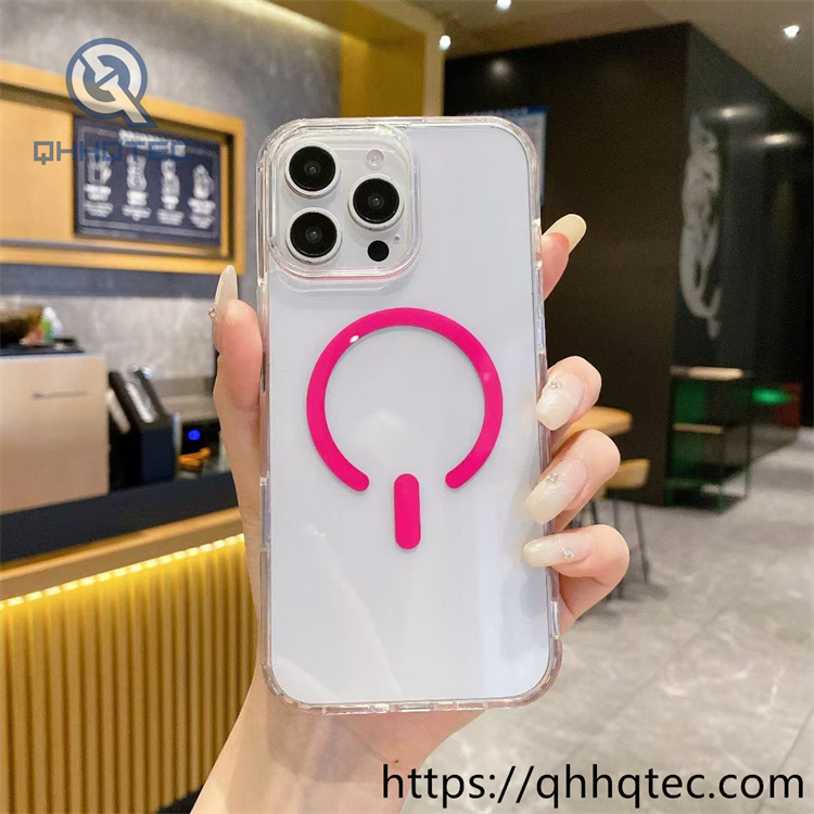 transparent acrylic magnetic clear case