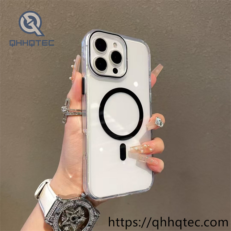transparent color camera iphone 14 pro mag safe case