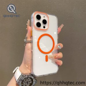 transparent color camera iphone 14 pro mag safe case