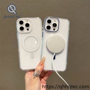 transparent color camera iphone 14 pro mag safe case