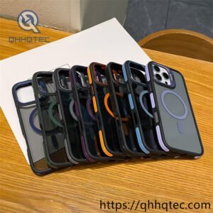 double color anti slip magsafe matte case for iphone 14 pro max
