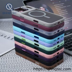 skin feeling large magnetic ring phone case