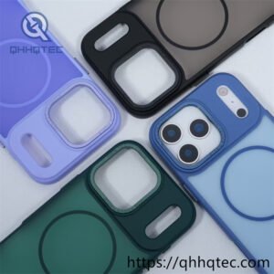 skin texture thin magnetic ring phone case
