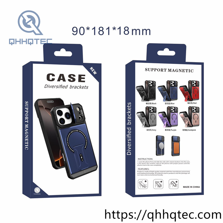 17 pro max armor magnetic camera stand case