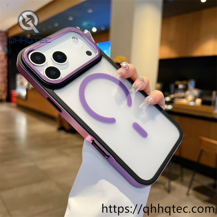 smooth acrylic magnetic metal phone case (复制)