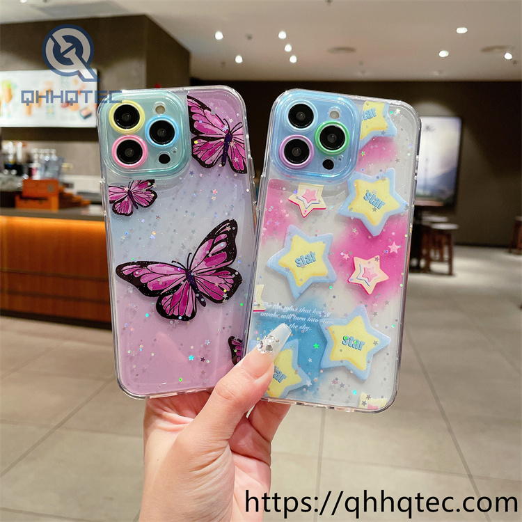 pro camera women design glitter case