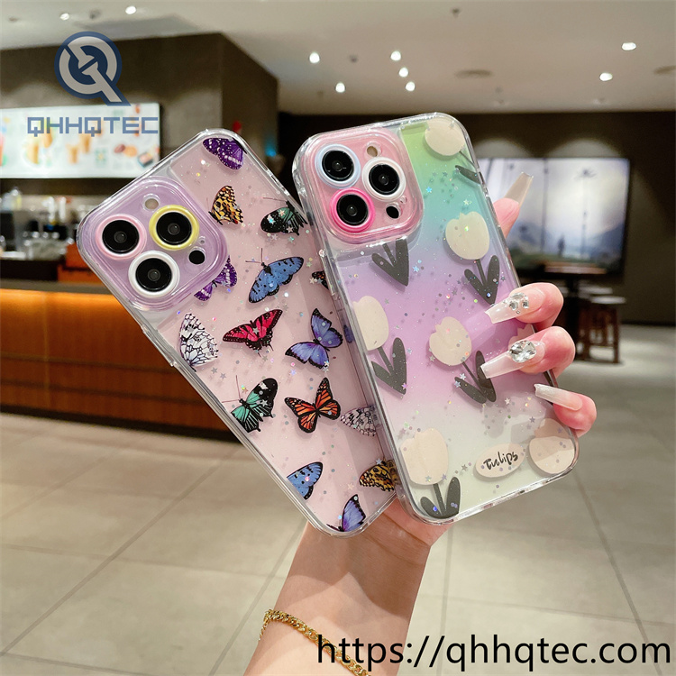 pro camera women design glitter case