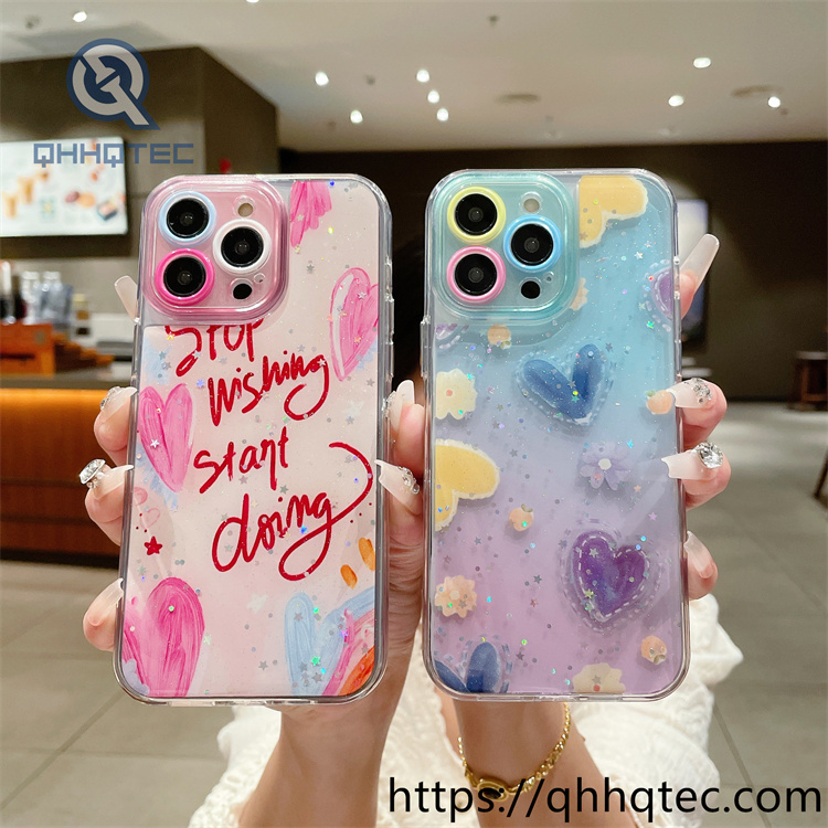 pro camera women design glitter case