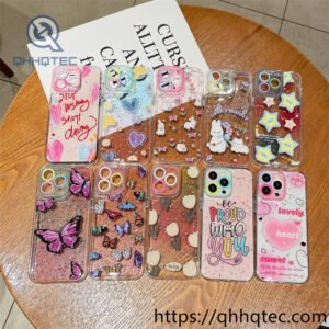 pro camera women design glitter case